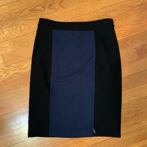 DKNYC color block pencil skirt size 2
